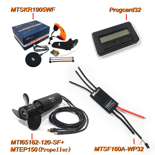 MAYRC Water-proof Kit 160A 32BIT ESC 120KV 130KV 65121 65162 Motor with Propeller for Efoil