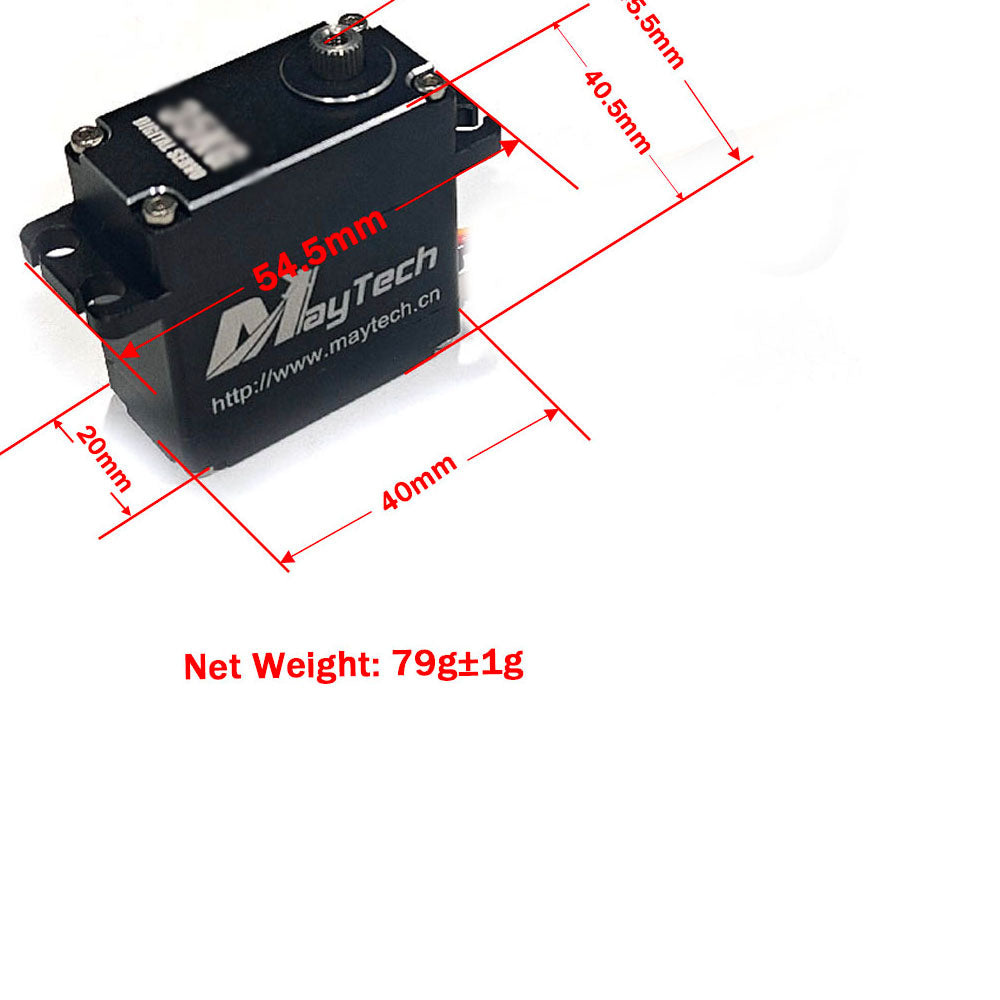 MAYRC 0.09sec/60° High Speeed Metal Gear Digital Servos with 50kg/CM Large Torque for DIY Drone Semi Trucks