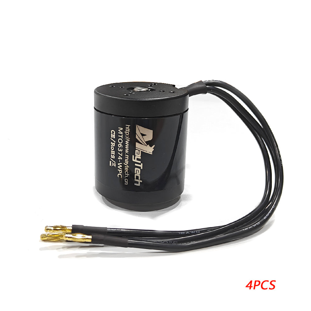 MAYRC 6374 80KV Outrunner Water-Proof Brushless Motor with stainless ball bearing for Electric Sportboats RC Boat Surfjet Foil Surfing Efoil Assist
