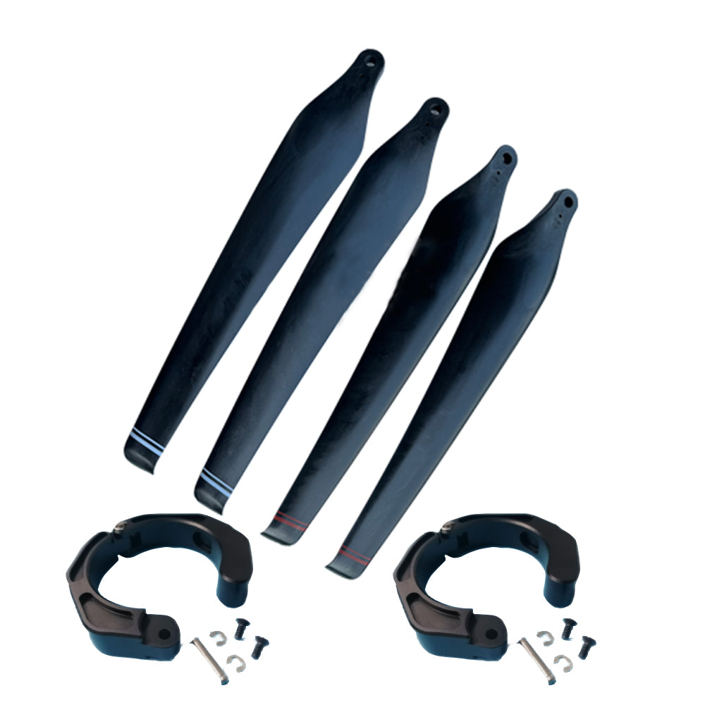 4Blades MAYRC Foldable Carbon Fiber Propeller Nylon Paddle for JF P100/V40/V50 Agricultural Plant Protection Drone