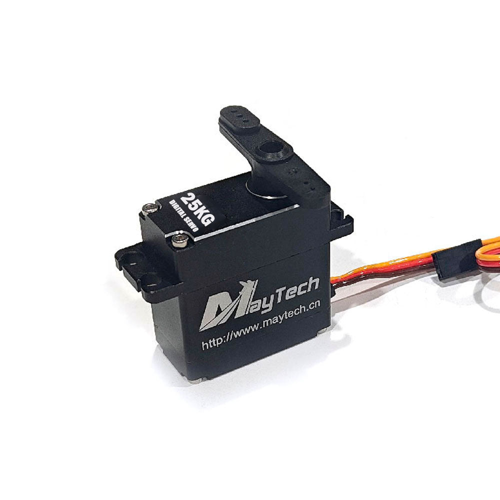 MAYRC 0.08sec/60° Metal Gear 25kg/cm Torque Degree Digital Servo for RC Cars Boat Duct Plane Body Stainless Steel