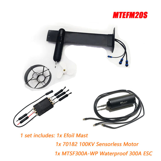 MAYRC Efoil Mast Including Waterproof 100KV Sensorless Motor 300A Controller for Foil Board hydrofoilsurfing