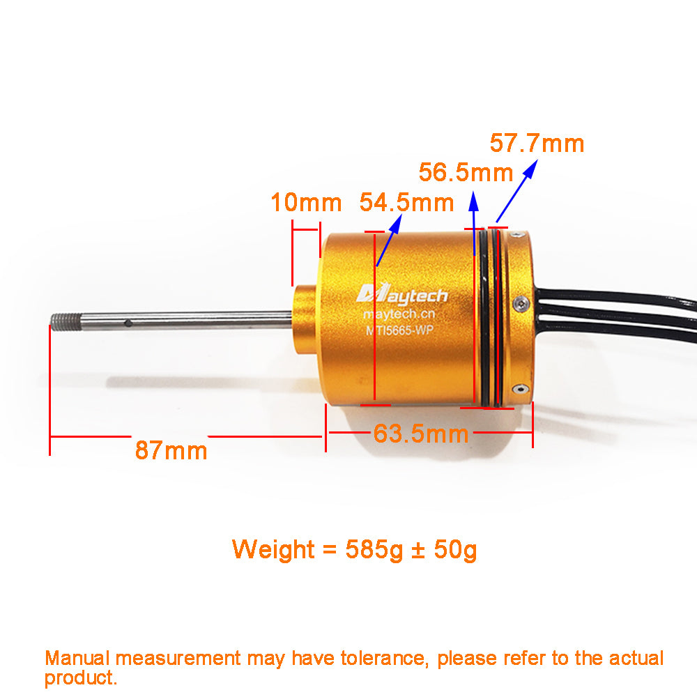 MAYRC 5665 2KW 300KV Water-proof Brushless Motor for Electric Hydrofoil E-Foil Surfjet