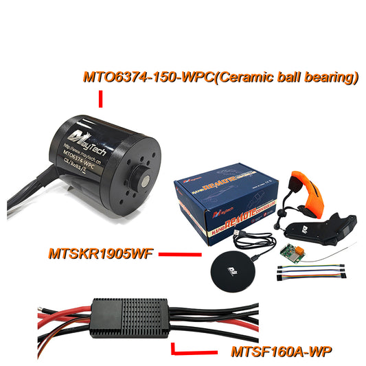 MAYRC 160A Water-proof ESC with 32BIT Micropprocessor 150KV 3.5KW flipsky Brushless DC Motor and Remote Controller for Hydrofoil