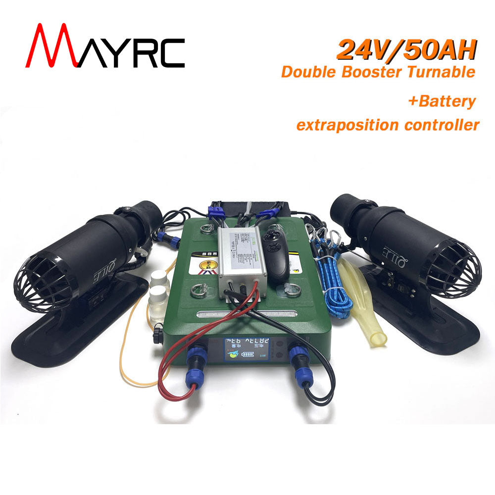 In Stock MAYRC 12V-24V Underwater Booster Brushless Motor Turnable for ROV/AUV/Unmanned Vessel Boat E Fin SUP