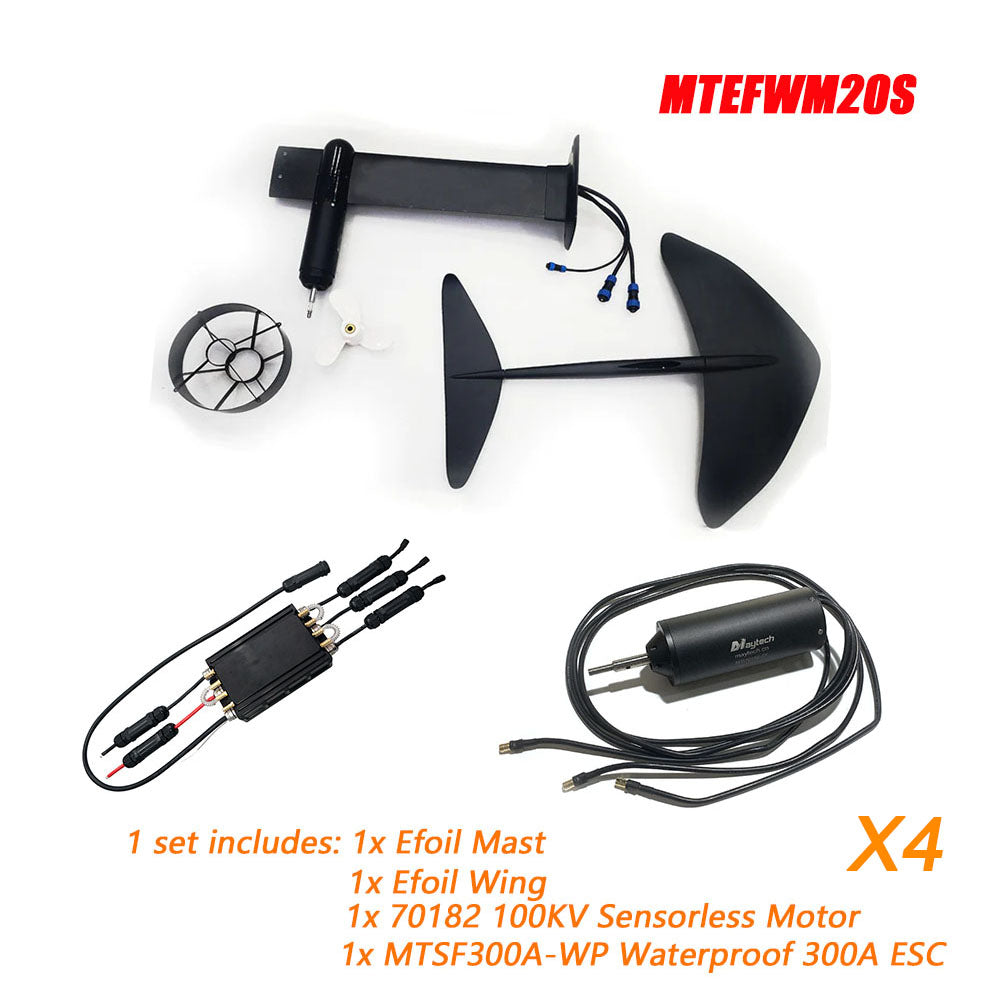 MAYRC Kit Wing Mast 70182 100KV Waterproof Motor 300A internal controller for Electric Jet Board Hydrofoil Surfboard