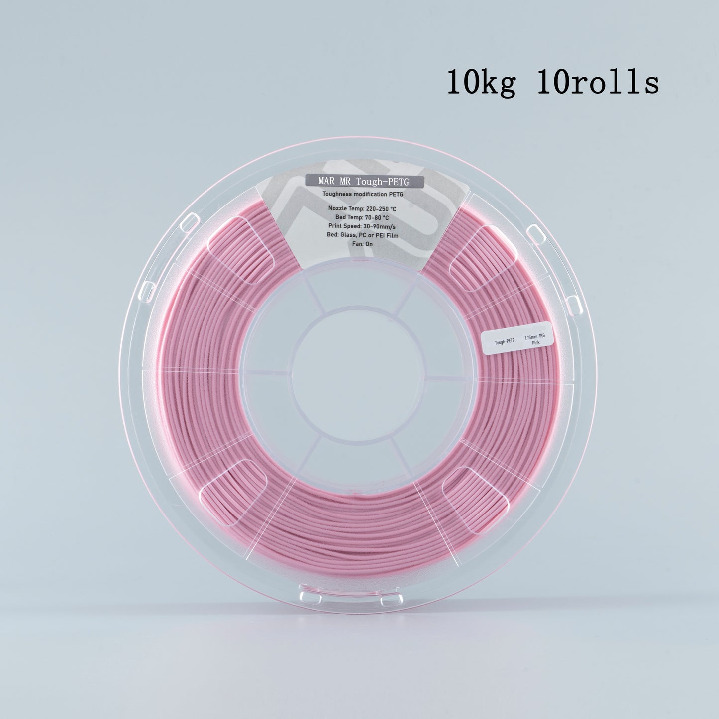 Mayrc MR-Tough-PETG Pink 3D printing material 10kg High Flow Toughness Modification PETG for Can Handle
