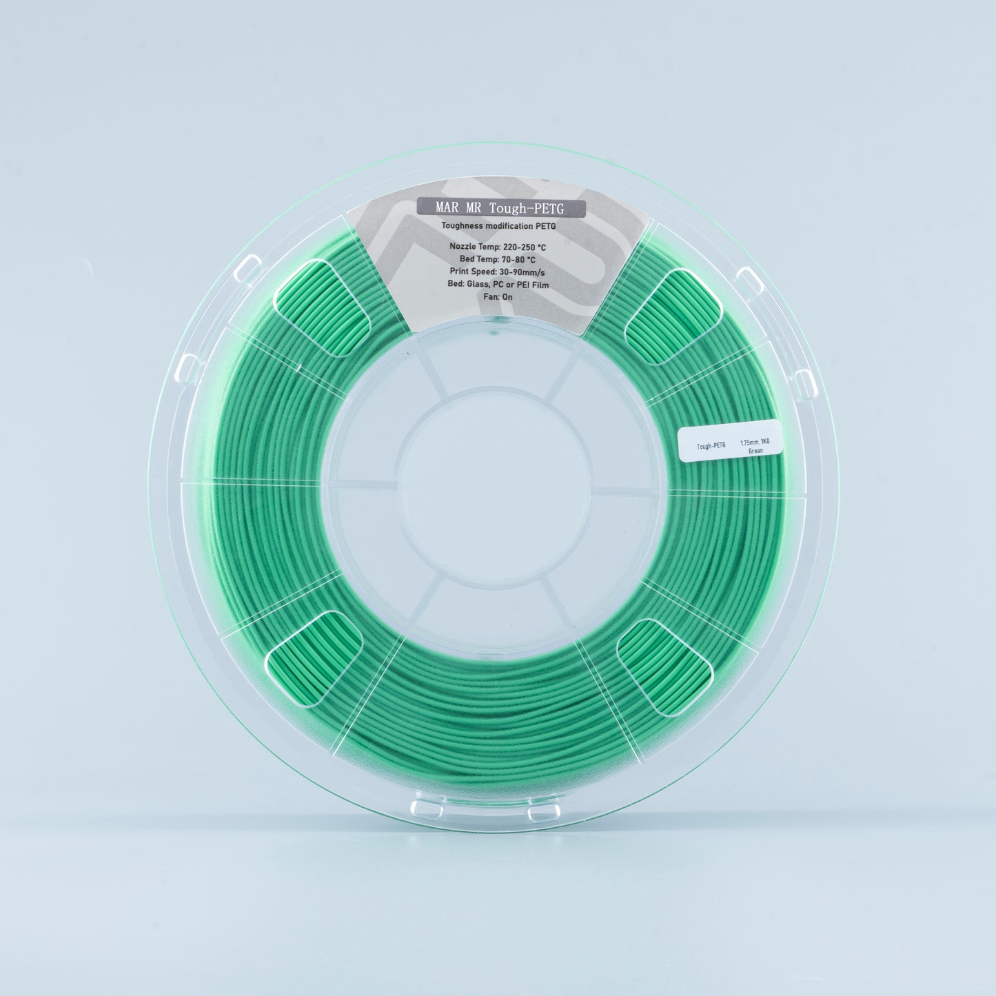 Mayrc Green PETG Filament 1kg For 3D Printer 1.75MM Good Toughness 100% no Bubble With Spool Consumable Material