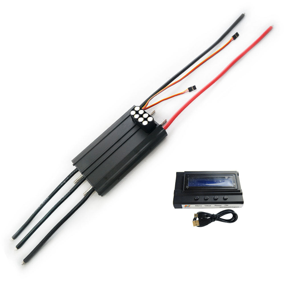 Maytech 300A ESC Speed Controller with Water-cooling Aliminum Case for Electric Surfboard Efoil Hydrofoil Boat Kayak