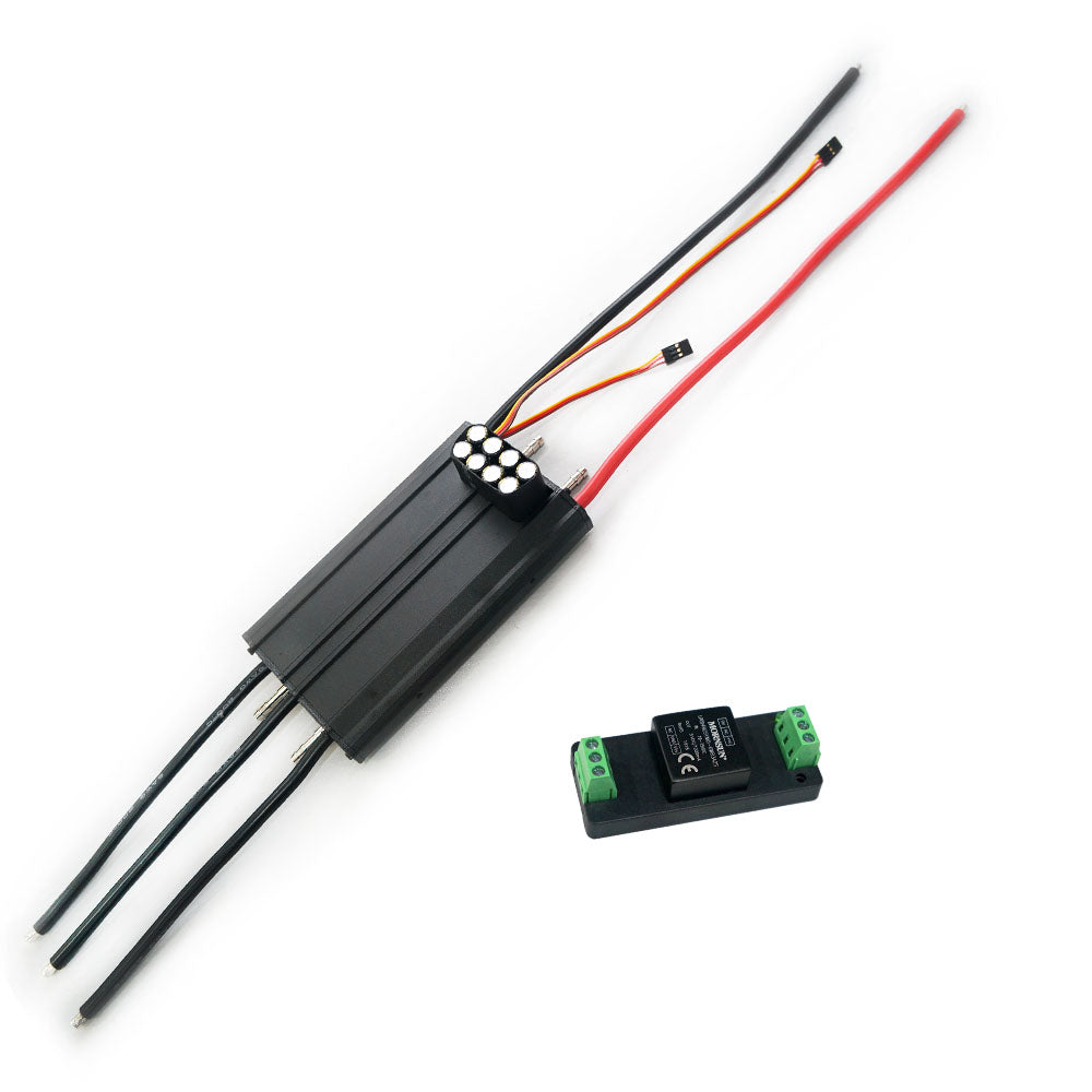 Maytech 300A ESC Speed Controller with Water-cooling Aliminum Case for Electric Surfboard Efoil Hydrofoil Boat Kayak