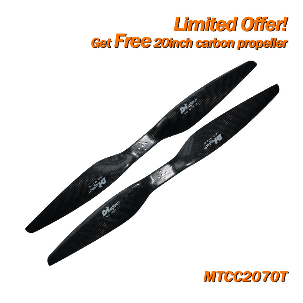 (Giveaway) Get Free 14-22 inch Carbon Fiber/Plastic Propeller When Place any Order