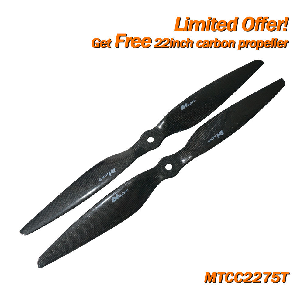 (Giveaway) Get Free 14-22 inch Carbon Fiber/Plastic Propeller When Place any Order