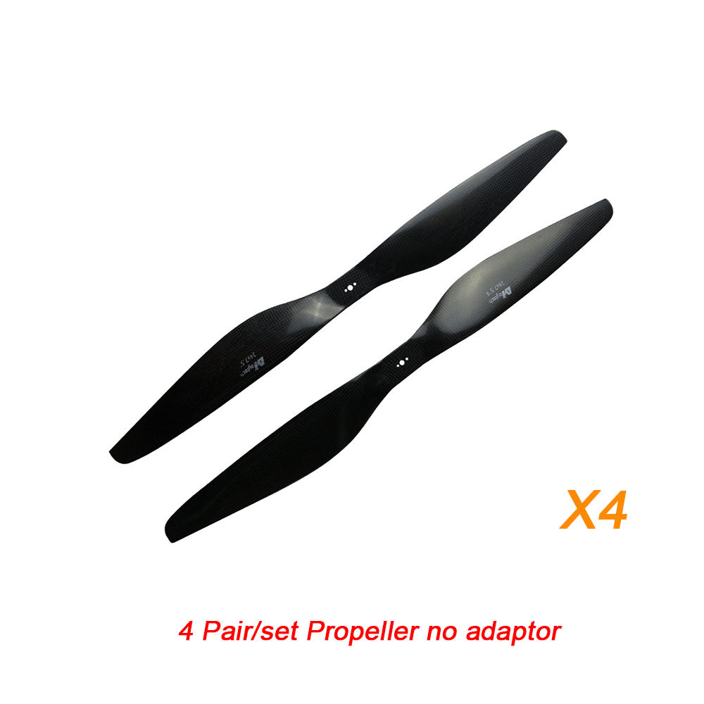 MAYRC 24.0x7.5Inch T-Motor Composite Carbon Fiber Propeller CW CCW Paddle for Fixed Wing Gas Plane