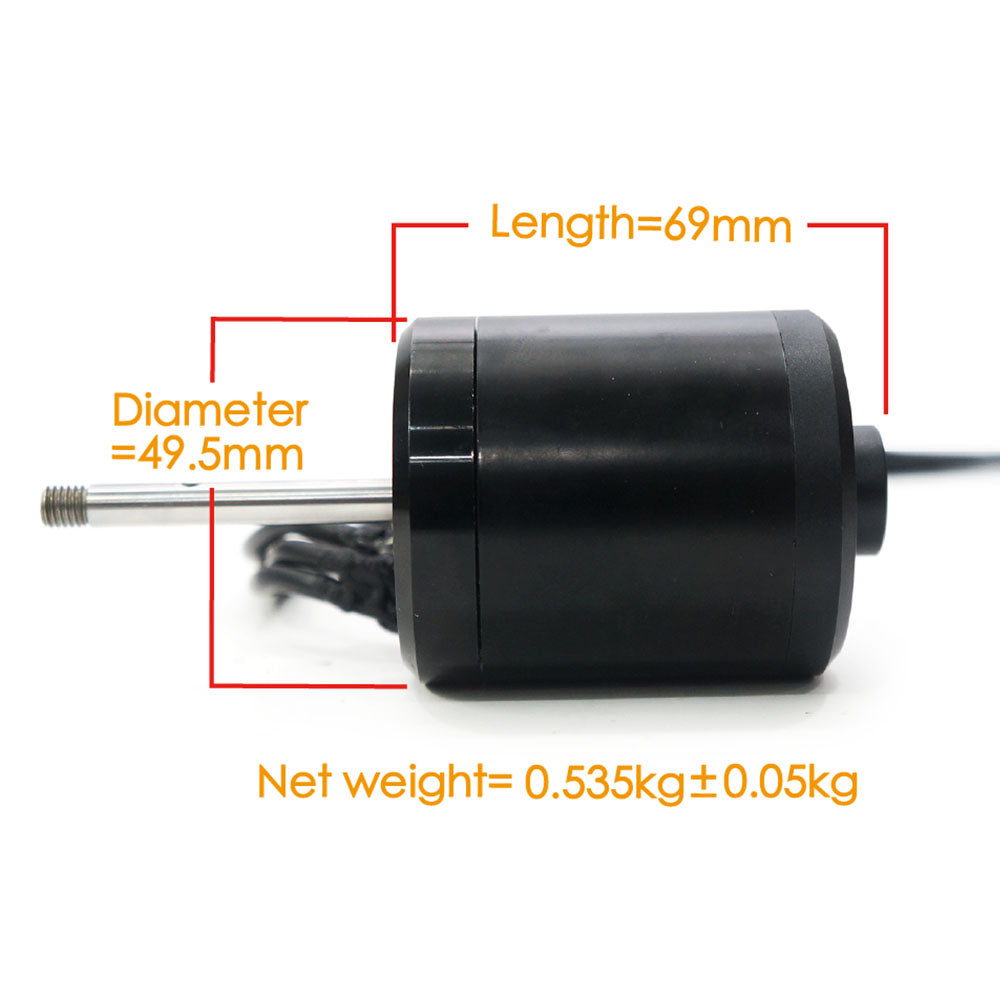 Brushless Outrunner IP68 Fully Waterproof BLDC Motor 5062 160KV with Propeller for Electric Boat Efoil