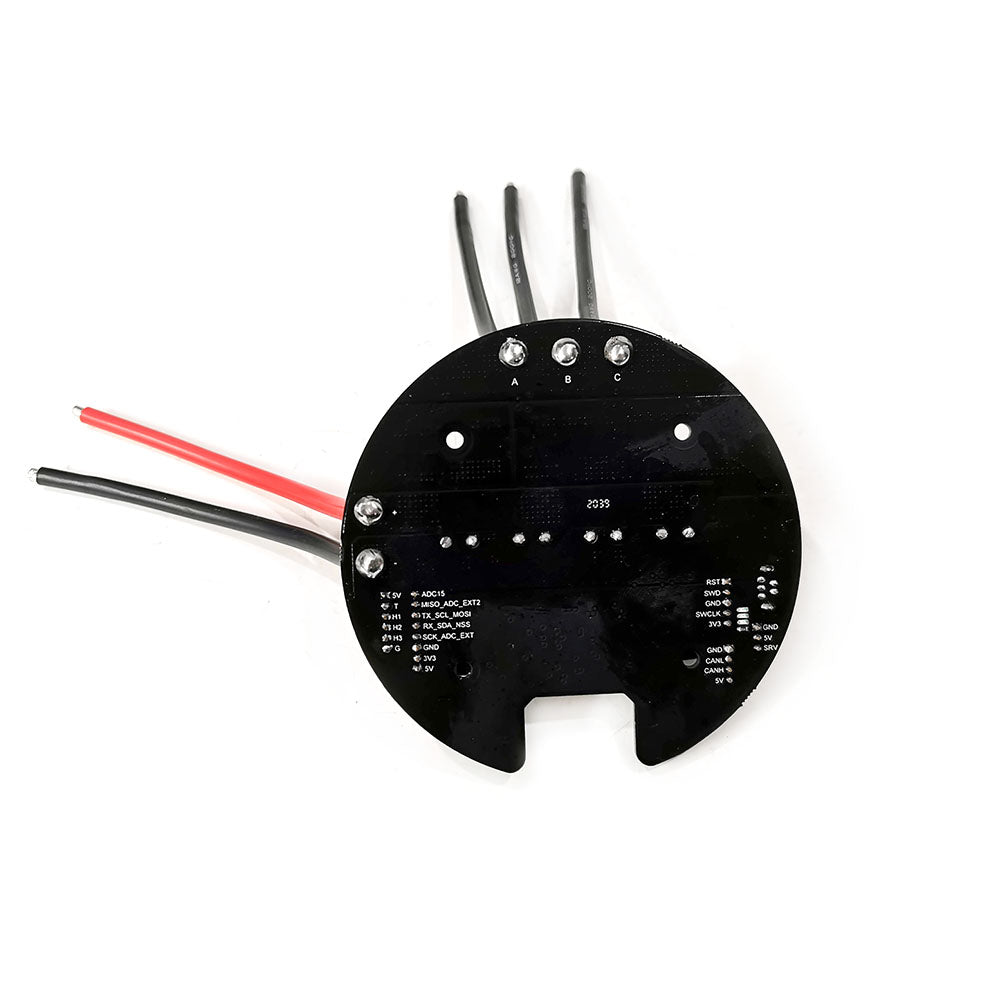 Maytech New MTSVESC7.5R Round Shape 50A 75V High Voltage Electric Speed Controller Based on V6 for Robotics ROV Remote Control Lawn Mower Robot