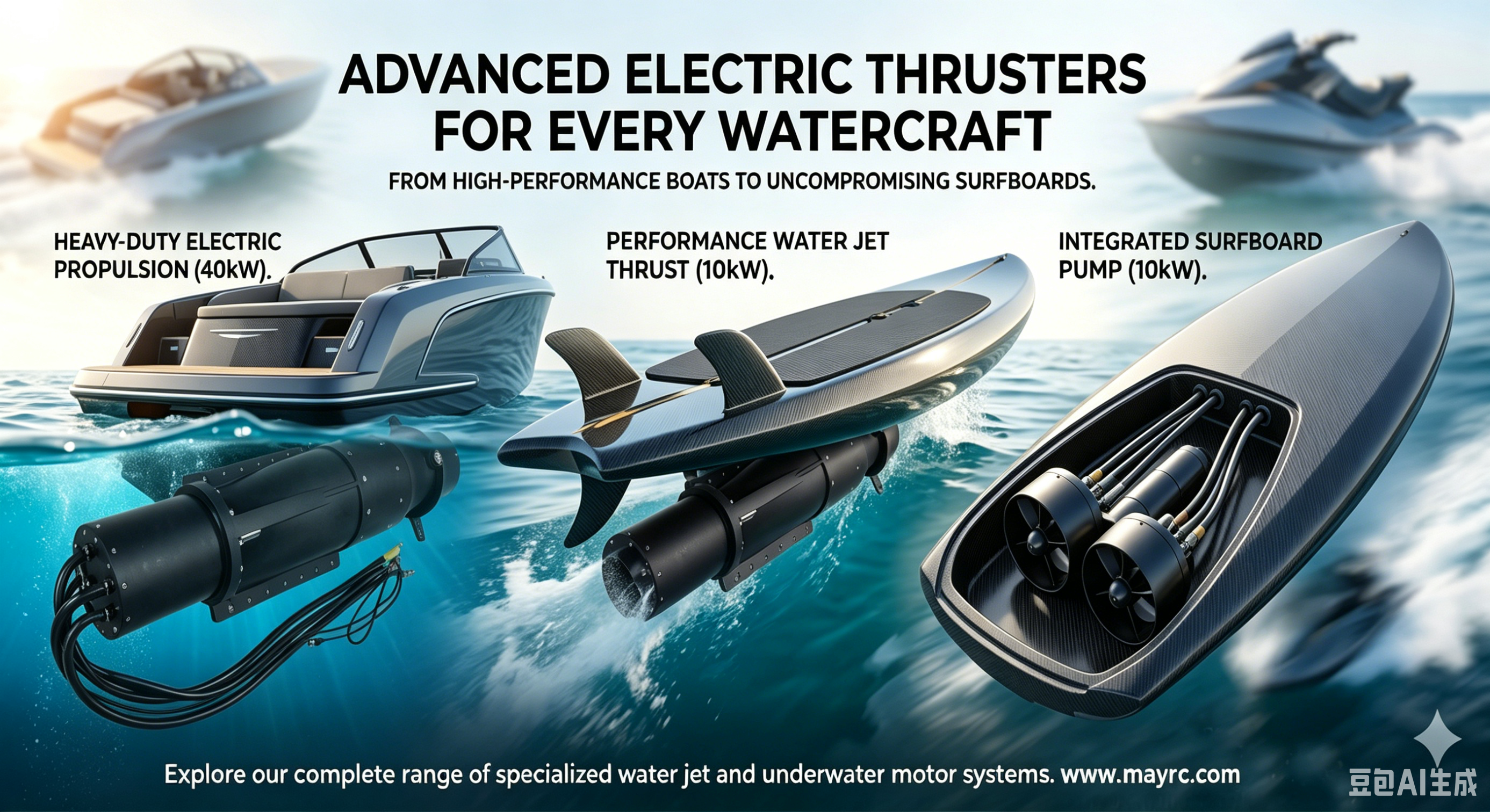 How to Choose a Suitable Waterjet Thruster System for your Boat ?