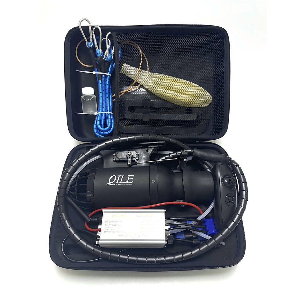 Electric SUP Board Booster Kit QILE Fin Motor ESC Battery Set Steerable for Electric Paddle Kayak Board