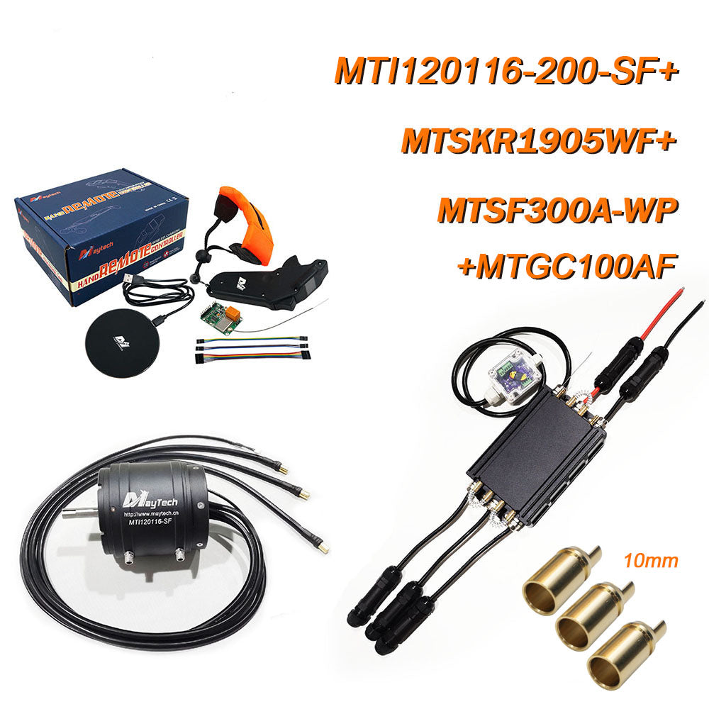 MAYRC Kit 300A VESC 65162 70182 85165 100KV 200KV Waterproof Motor IP68 Wireless Remote for E Foiling Eletric Foil Assist