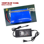 Molicel 21700 Cells 12S3P 50.4V Battery Pack with 5A Charger for Efoil Hydrofoil Boards Electric Foil Assist Skateboard