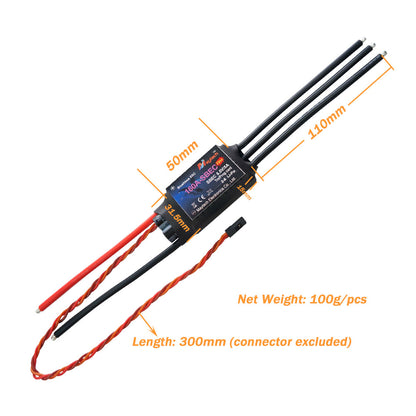MAYRC MT160A-SBEC-FP32 160A 5.5V/5A 32bit Firmware Brushless ESC for Biplanes Fixed-wing Aircraft
