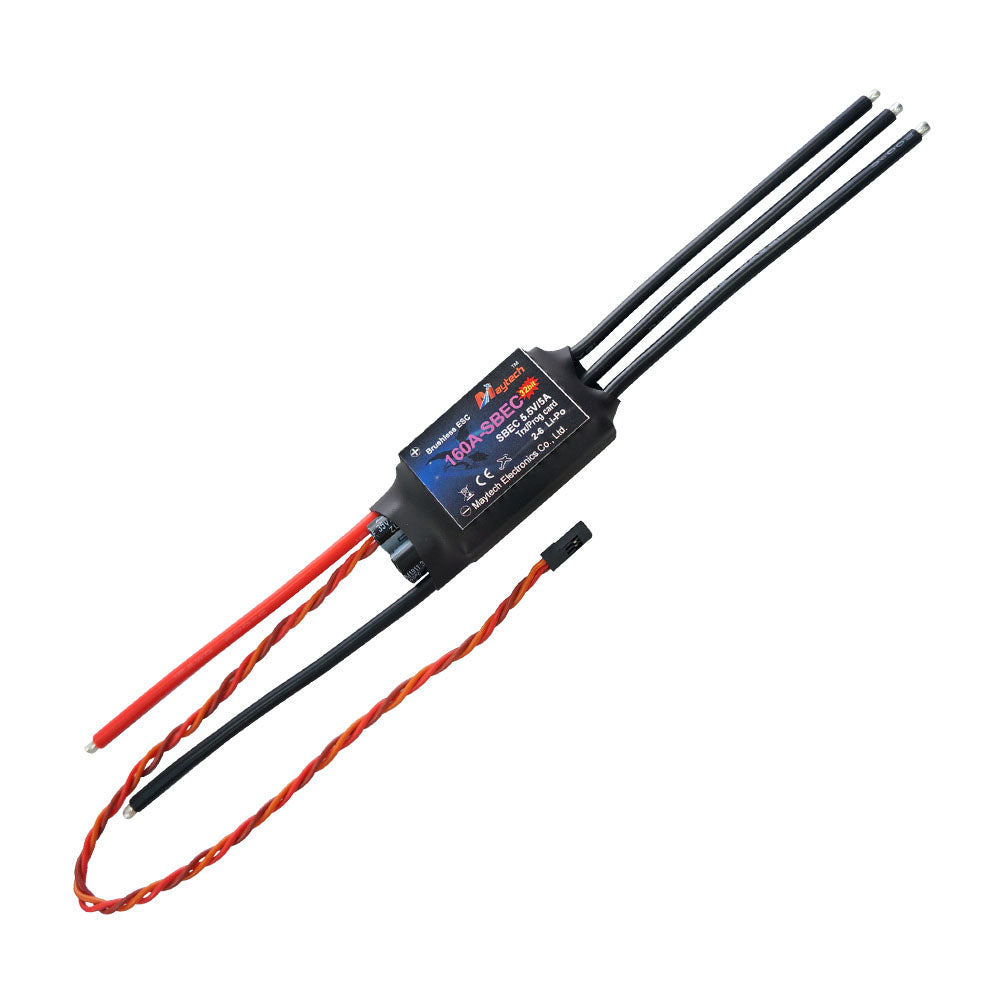 MAYRC MT160A-SBEC-FP32 160A 5.5V/5A 32bit Firmware Brushless ESC for Biplanes Fixed-wing Aircraft