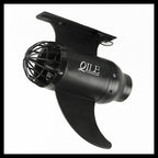 Electric SUP Board Booster Kit QILE Fin Motor ESC Battery Set Steerable for Electric Paddle Kayak Board