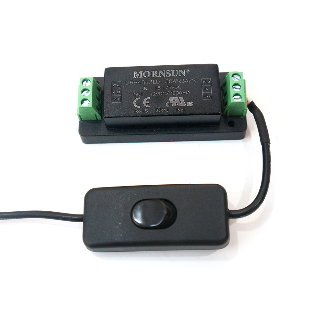 12V 30W Water Pump with 18-75V / 40-160V Convert to 12V DC-DC Module UBEC System for Electric Surfboard Boat Underwater Thruster System