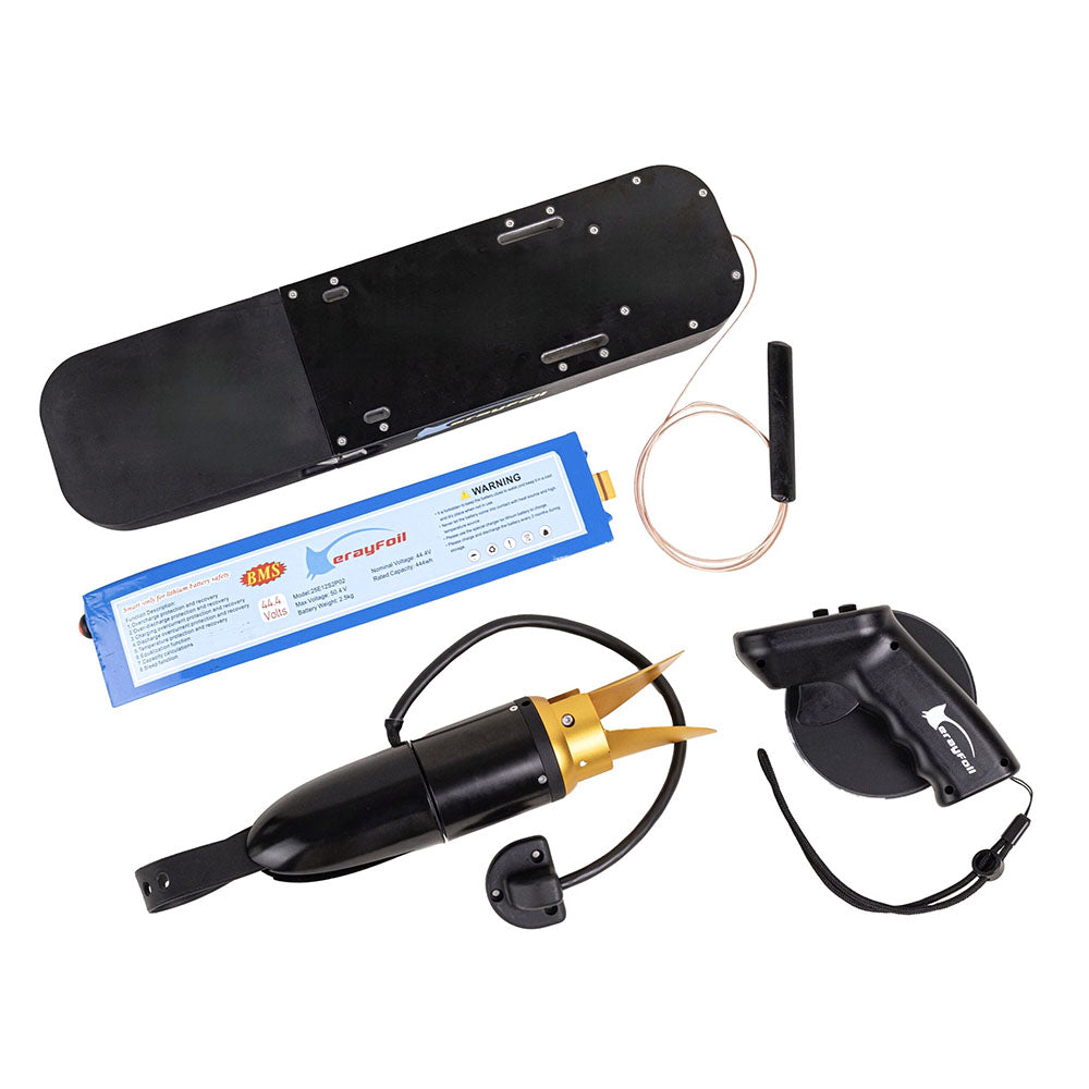 Complete Foil Assist System with Waterproof Motor + ESC + Remote + 12S2P Battery Include Bracket to Mast