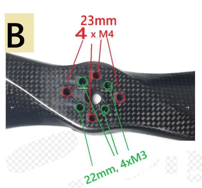 MAYRC 32.0x10.5 Inch T-Motor CW and CCW in Pair PMI Aviation Bubble Carbon Fiber Composite Propeller for Agriculture UAV