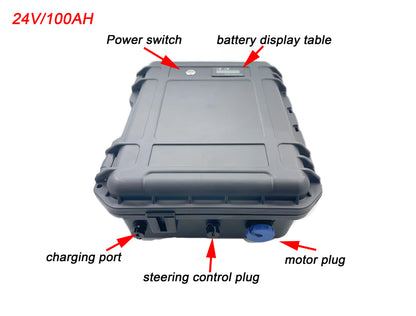 MAYRC 12V/40AH-24V/160AH Underwater Booster Battery for Underwater Thruster Sprayer Pumps Boat ROV Robot