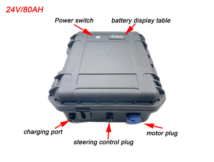 MAYRC 12V/40AH-24V/160AH Underwater Booster Battery for Underwater Thruster Sprayer Pumps Boat ROV Robot