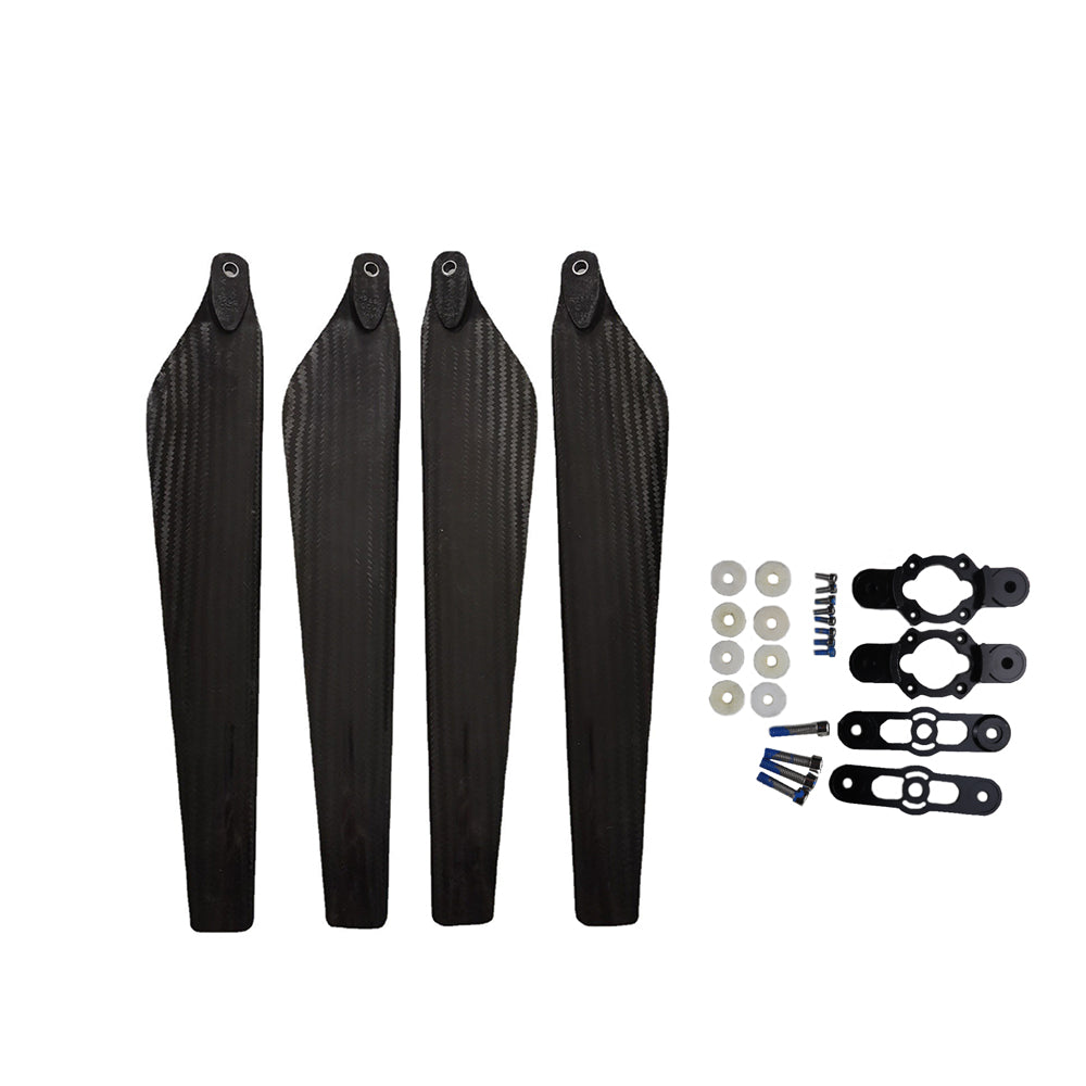28'' x 8.0'' Inch 2880 Folding Propeller for DJI E5000 / E7000 Propulsion System CW CCW PMI Aviation Bubble + Carbon Fiber Composite