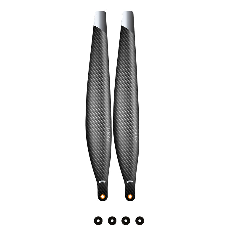 54'' x 20'' Inch 5420 Folding Propeller for DJI FlyCart FC30 / T20P / T40 / T50 Agricultural Drone CW CCW PMI Aviation Bubble + Carbon Fiber Composite Blades