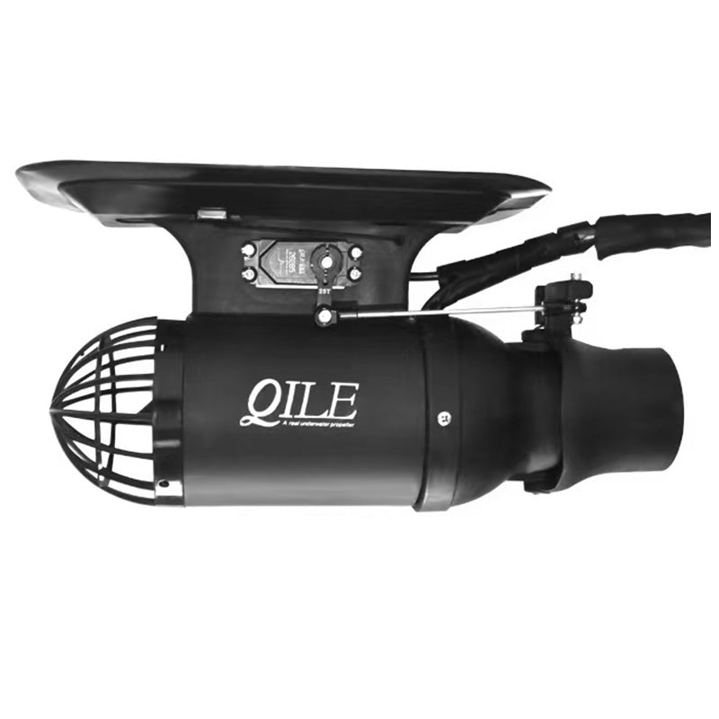 Electric SUP Board Booster Kit QILE Fin Motor ESC Battery Set Steerable for Electric Paddle Kayak Board