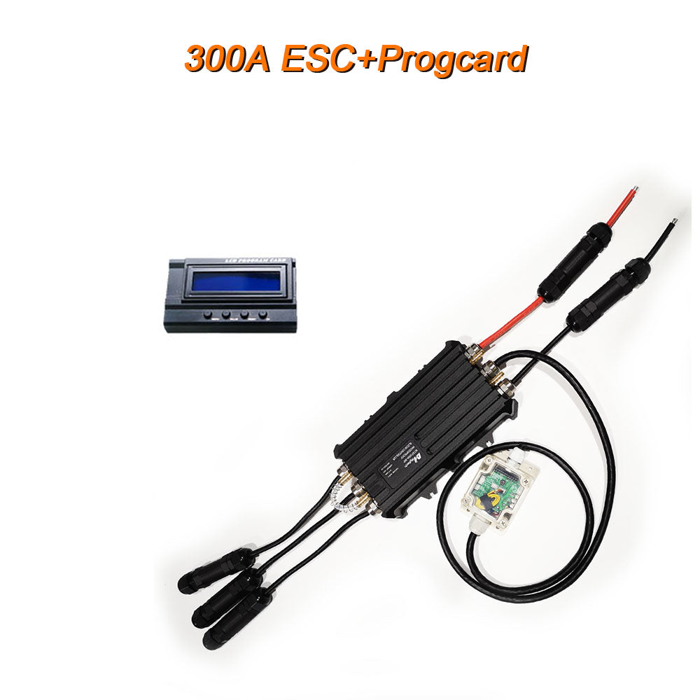 MAYRC Speed Controller Fully Waterproof 300A ESC with Internal UBEC for Electric Surfboard Efoil Hydrofoil Boat