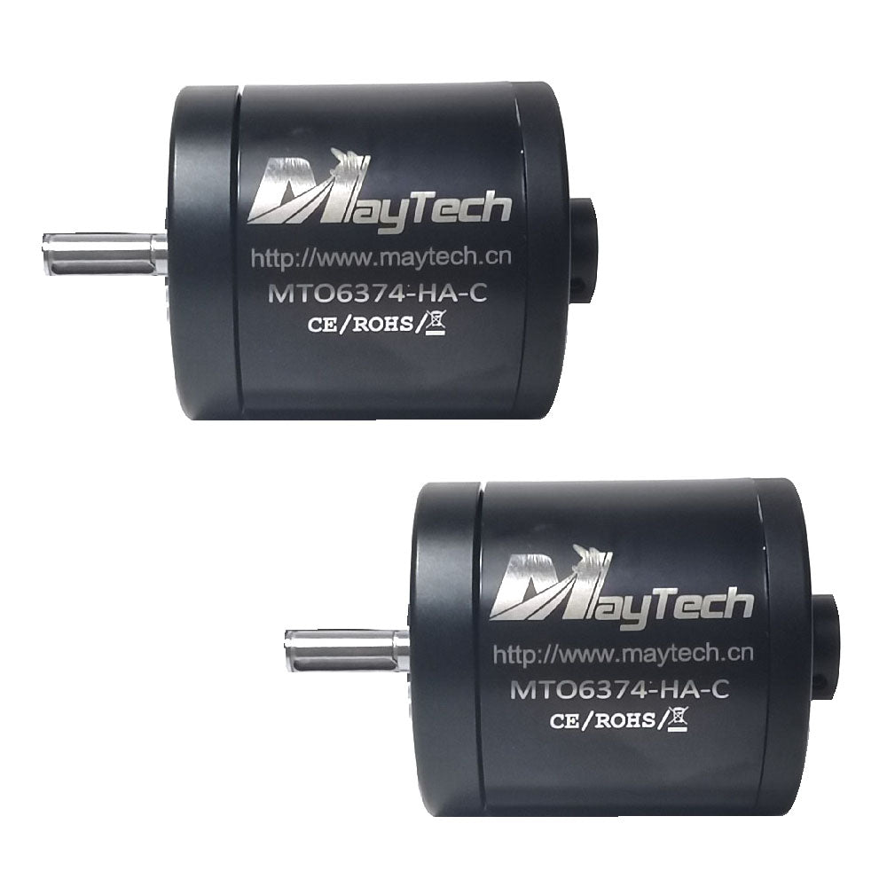 In Stock Maytech 6374 Sealed Cover 8mm Shaft BLDC Motor for Electric Skateboard Go-Kart Fighting Robots
