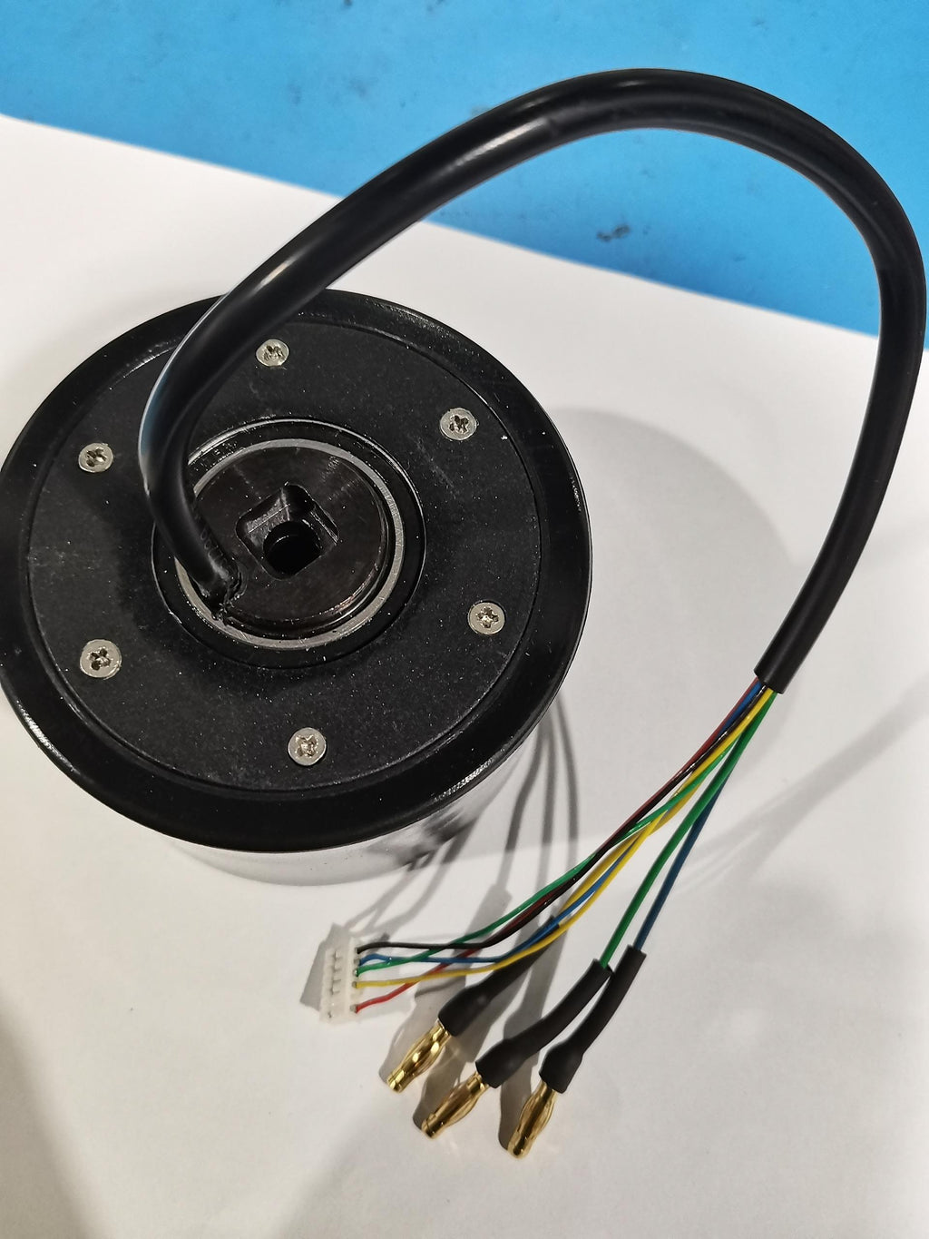 In Stock 90mm Hub Motor with Black PU Tyre With Hall Sensor for Esk8 Robots Ebike Conversion Part