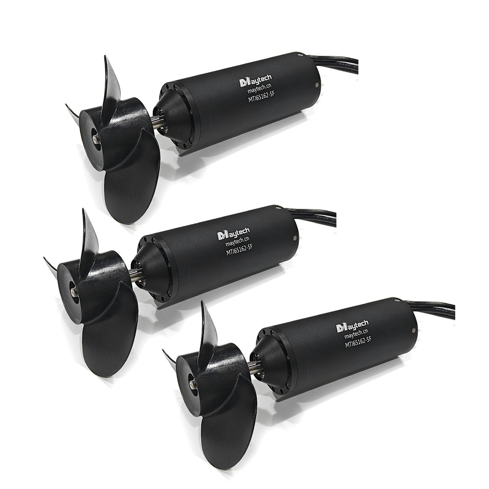 Maytech 3pcs Brushless Inrunner Motor MTI65162 Fully Waterproof Motor 100KV/120KV/190KV for Eletcirc Surfboard Hydrofoil Efoil Jetsurf Electric Boat Robot