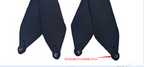 MAYRC Folding Carbon and Plastic Mixed 40x16Inch Propeller for XP2020 Helicopter