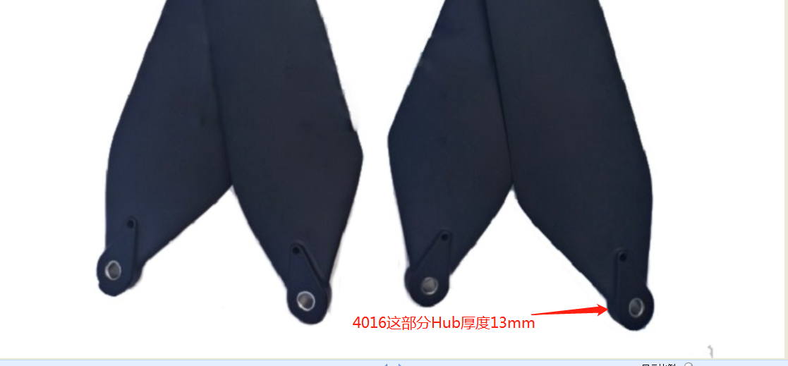 MAYRC Folding Carbon and Plastic Mixed 40x16Inch Propeller for XP2020 Helicopter
