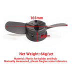 In Stock 2 Blades Folding Propeller for Maytech 6579 / 6374 WPC Motor for Foiling Assist Paddle Board DIY Efoil