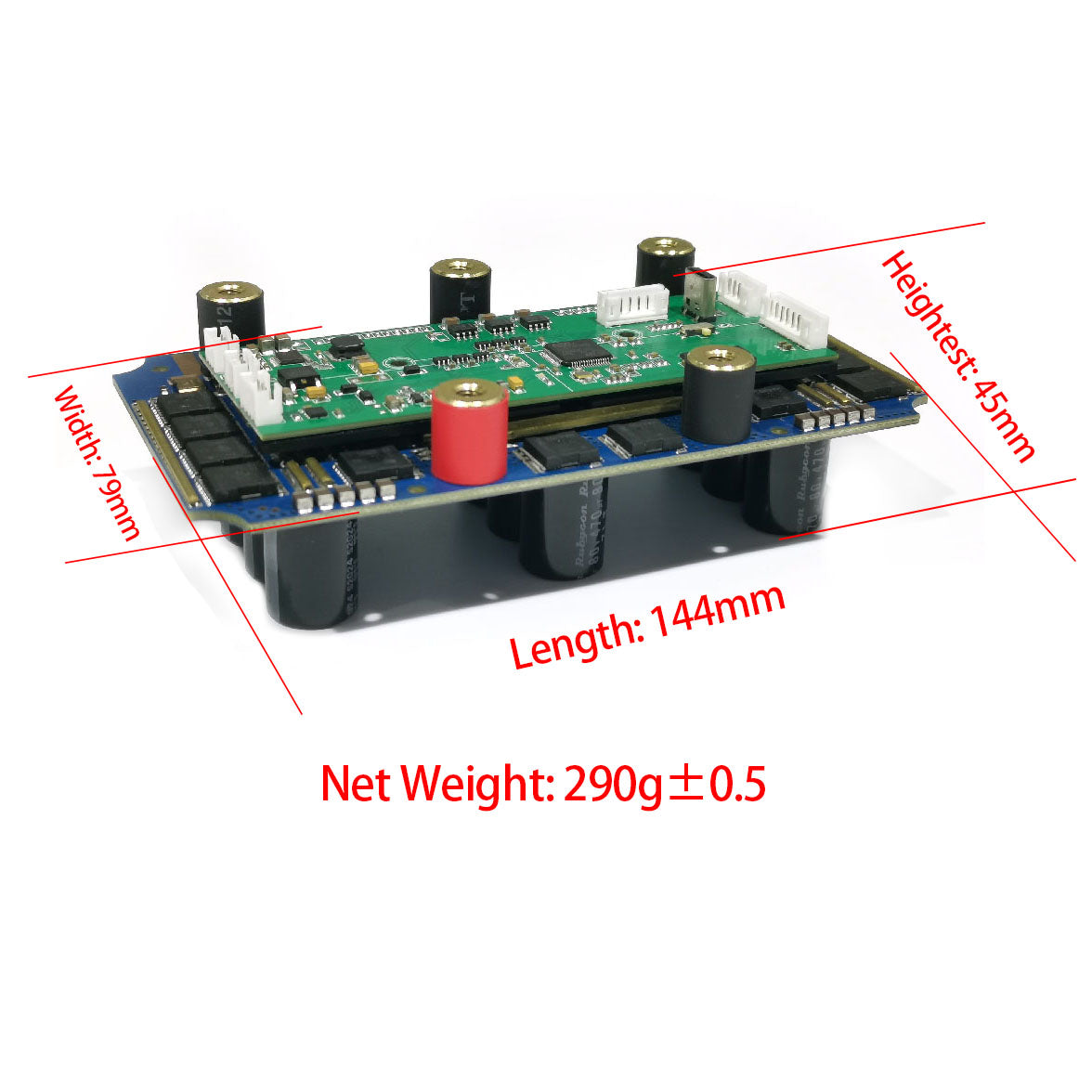 MAYRC 300A V7.5 High voltage VESCTOOL Compatible Speed Controller for All Terrain Offroad Skateboard