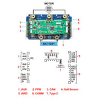 MAYRC 300A V7.5 High voltage VESCTOOL Compatible Speed Controller for All Terrain Offroad Skateboard