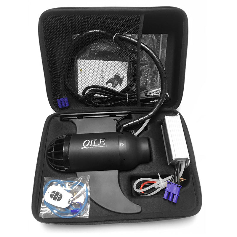 Electric SUP Board Booster Kit QILE Fin Motor ESC Battery Set Steerable for Electric Paddle Kayak Board