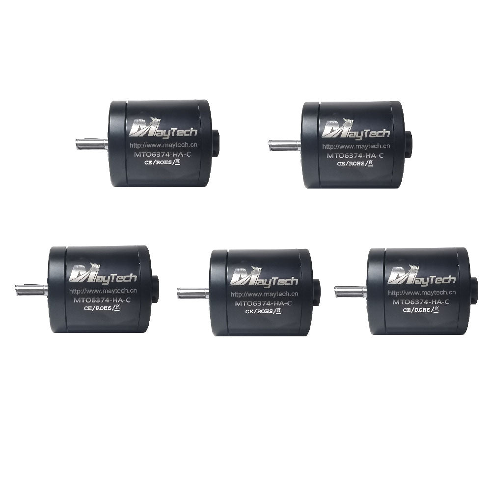 In Stock Maytech 6374 Sealed Cover 8mm Shaft BLDC Motor for Electric Skateboard Go-Kart Fighting Robots