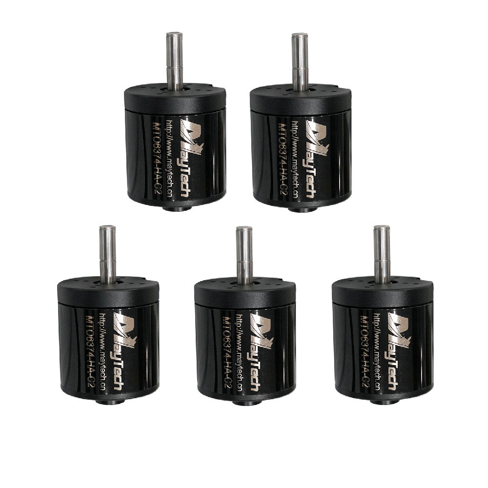 In Stock Maytech 6374 Sealed Cover 10mm Shaft BLDC Motor 170KV / 190KV / 90KV for ESK8 Combat Robotics Ebike Conversion Unit