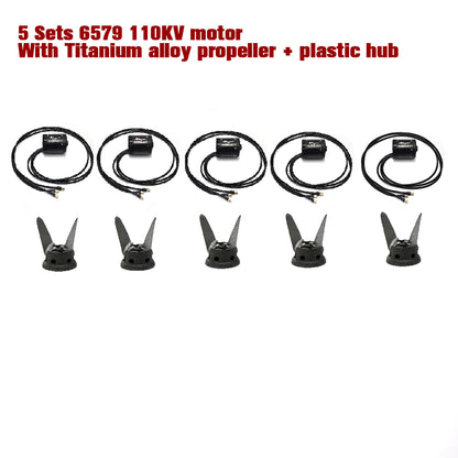 In Stock Pro Foil Assist Motor 6579 Outrunner Waterproof Motor 5.5KW 41kg Thruster for Tow Boogie Efoil