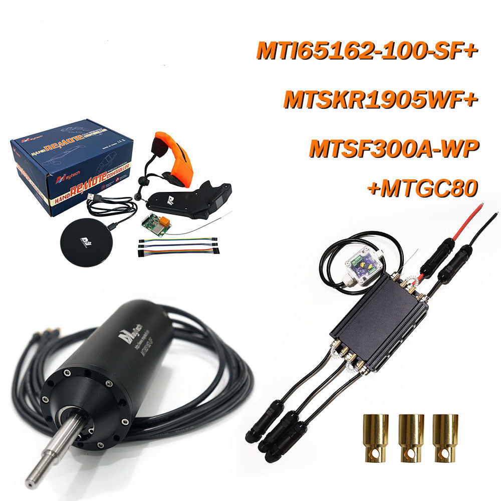 MAYRC Kit 300A VESC 65162 70182 85165 100KV 200KV Waterproof Motor IP68 Wireless Remote for E Foiling Eletric Foil Assist