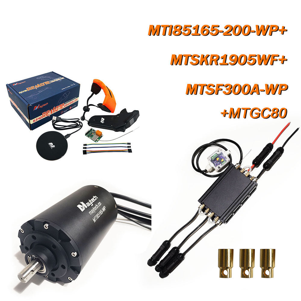 MAYRC Kit 300A VESC 65162 70182 85165 100KV 200KV Waterproof Motor IP68 Wireless Remote for E Foiling Eletric Foil Assist