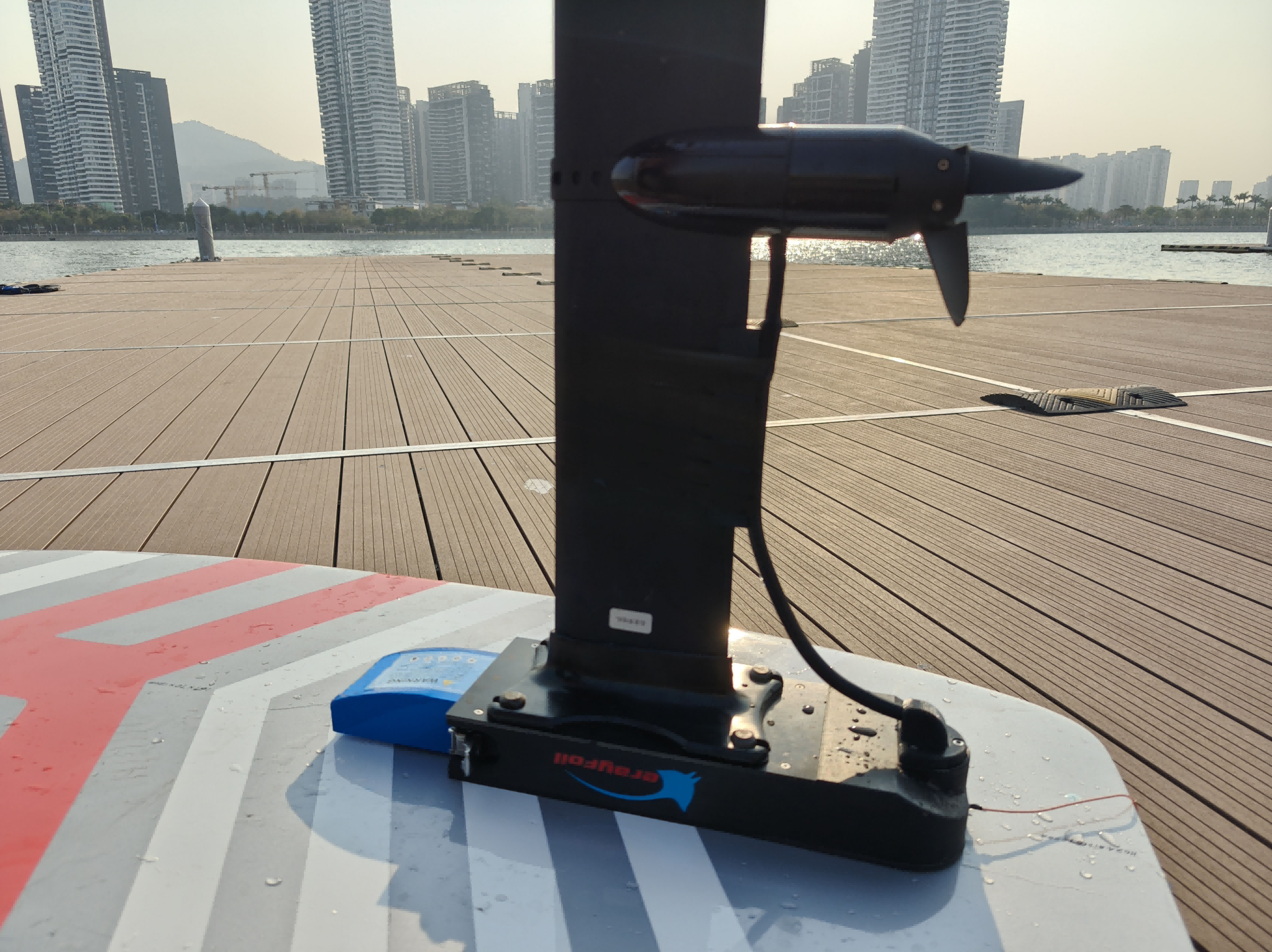 Complete Foil Assist System with Waterproof Motor + ESC + Remote + 12S2P Battery Include Bracket to Mast